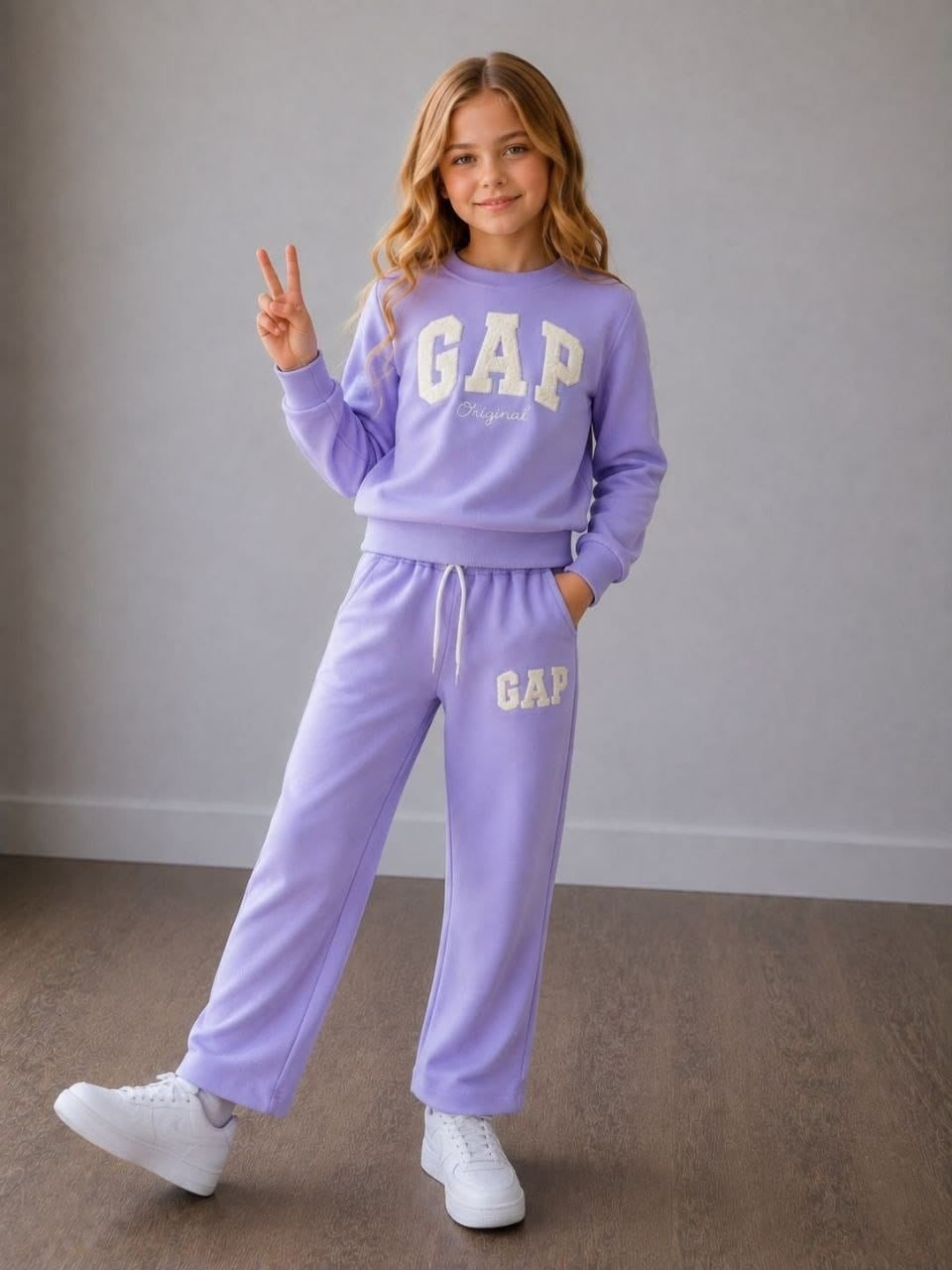 B&K Kids GAP Lila Kız Çocuk Takım
