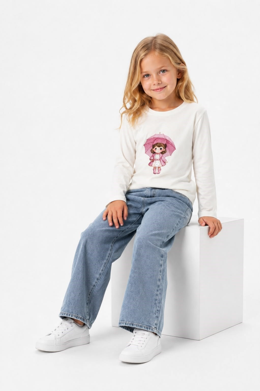 B&K Kids Kız Çocuk Kot Takım