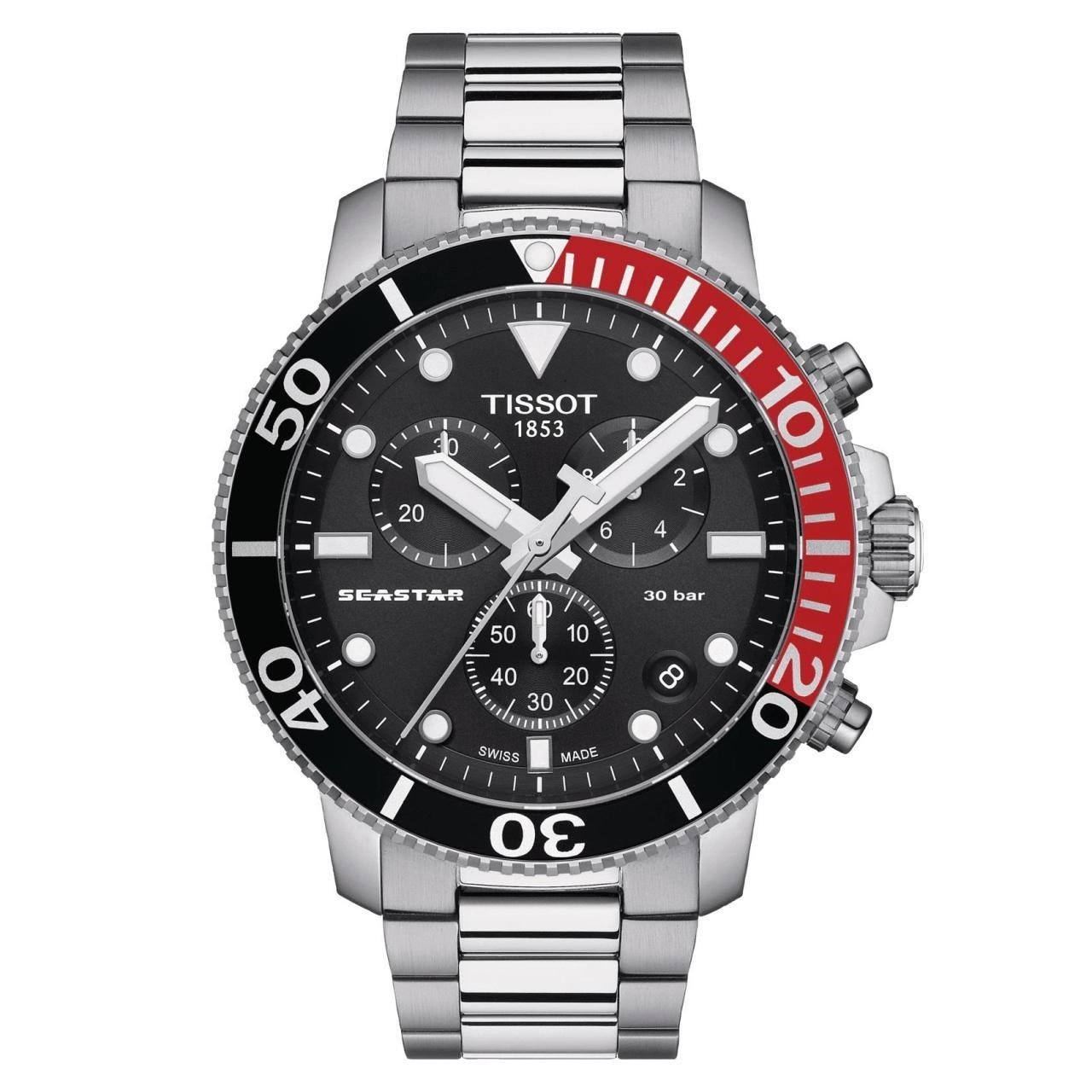 Tissot T1204171105101 Seastar 1000 Chrono Graph  Kol Saati (SZ)