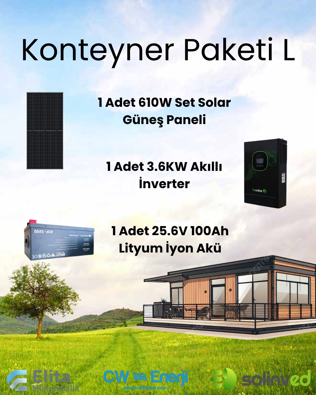 3KW Konteyner Paketi