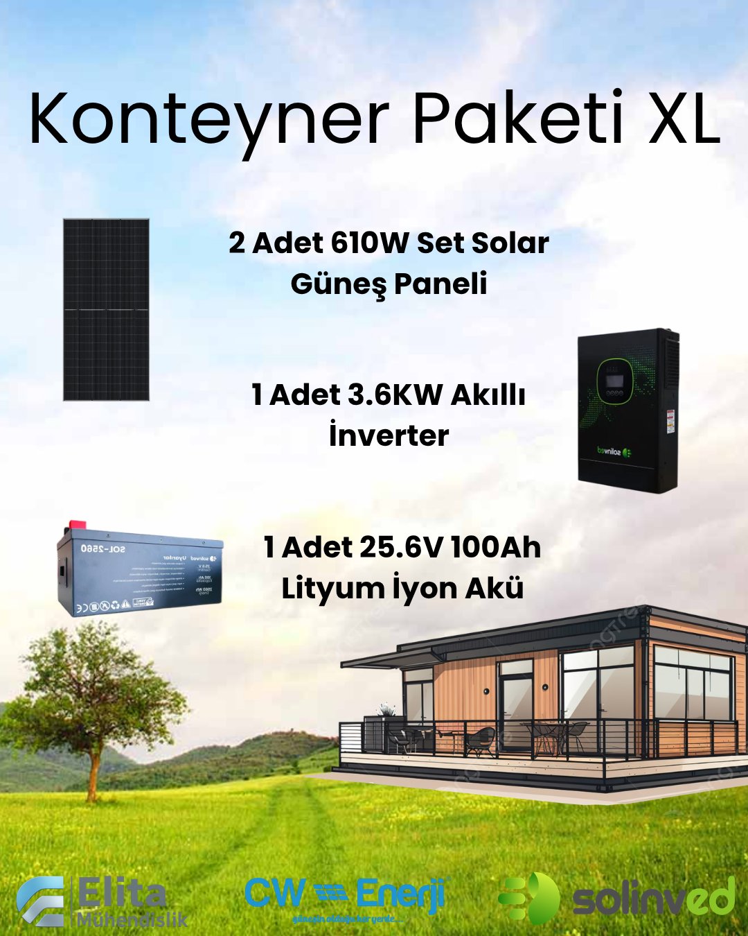 3KW Konteyner Paketi XL