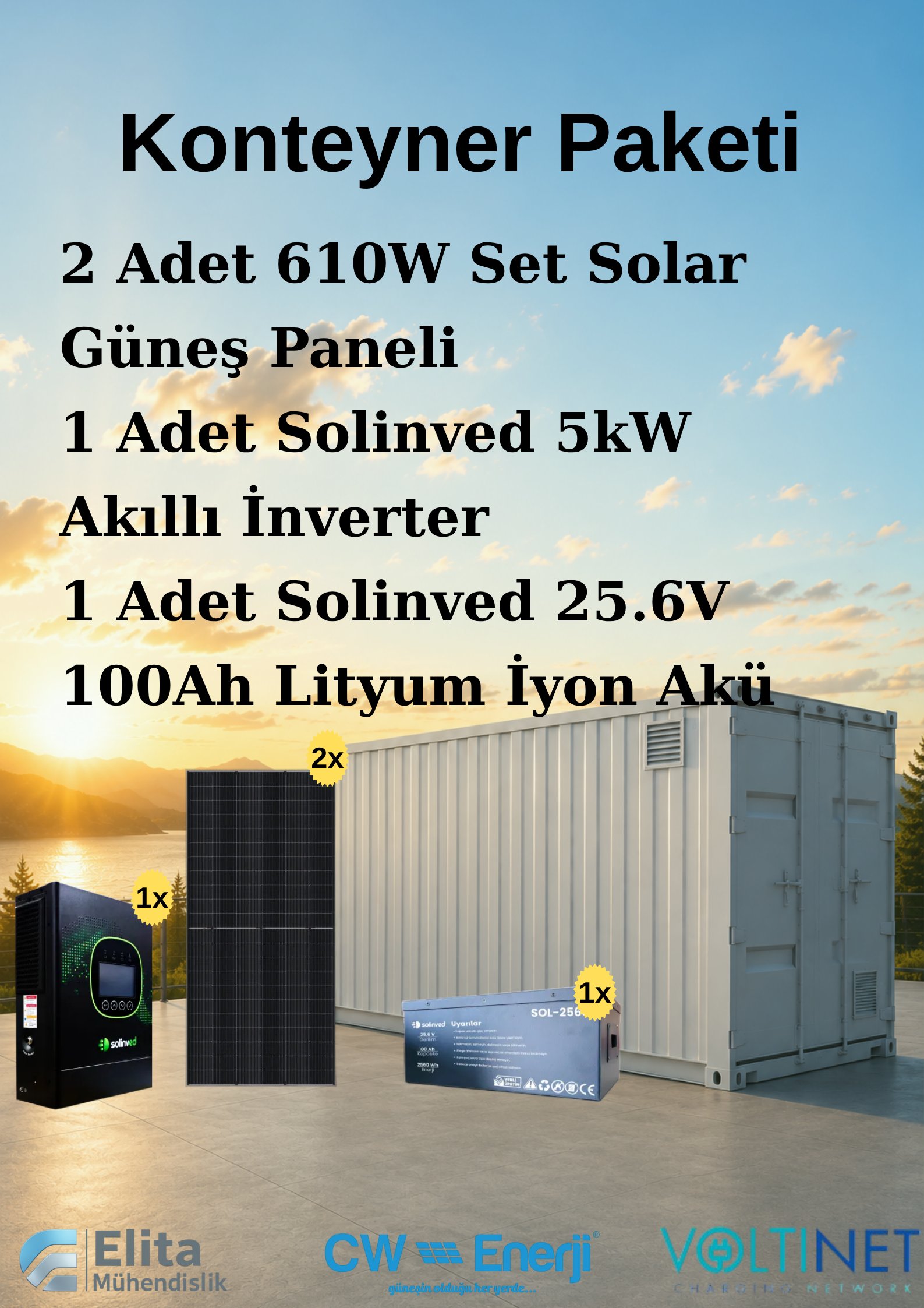 5kW Konteyner Paketi