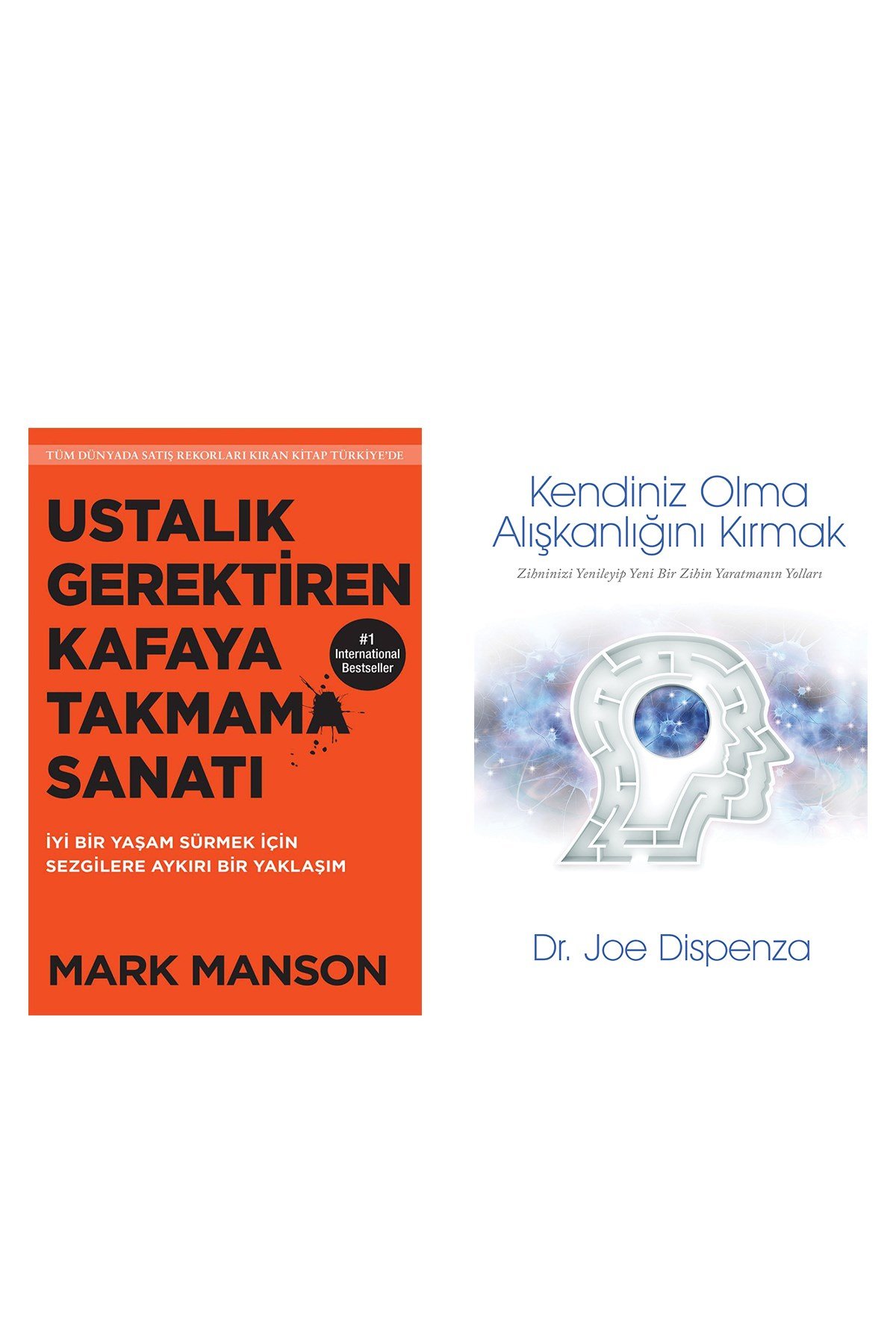 Ustalık Gerektiren Kafaya Takmama Sanatı & Kendiniz Olma Alışkanlığını Kırmak - Set