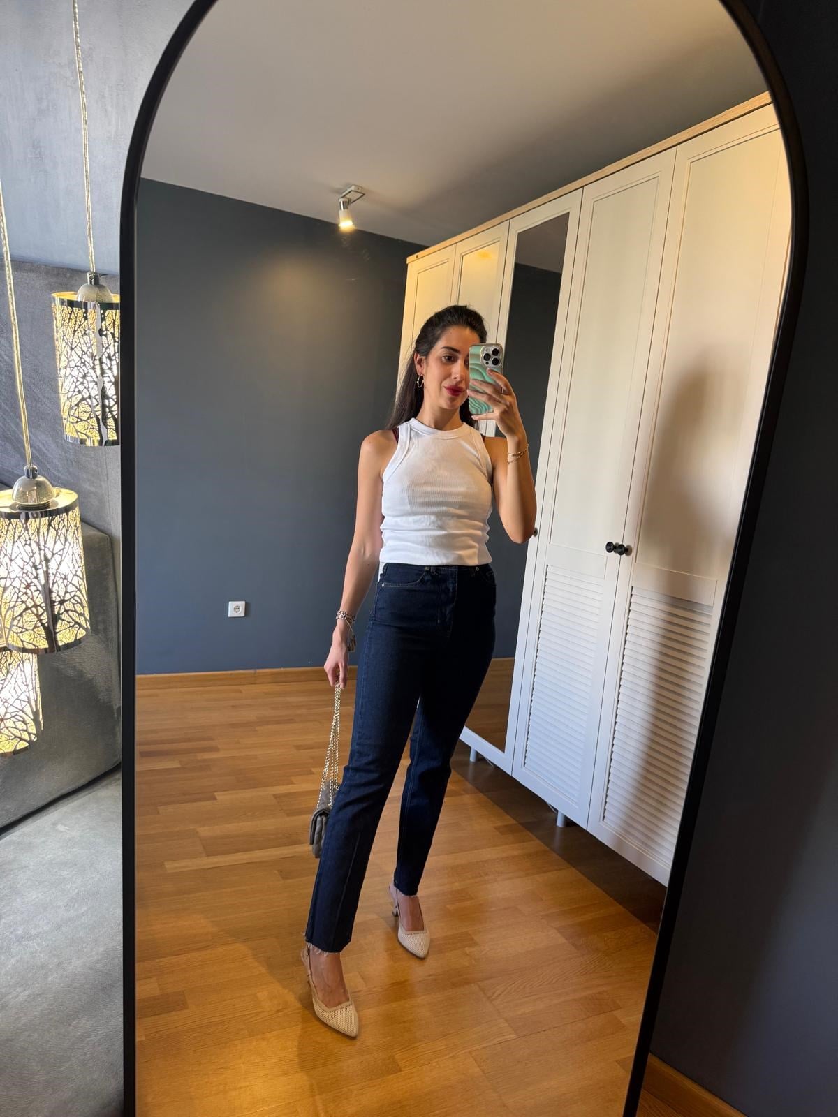 LACİVERT MOM PREMIUM JEAN 
