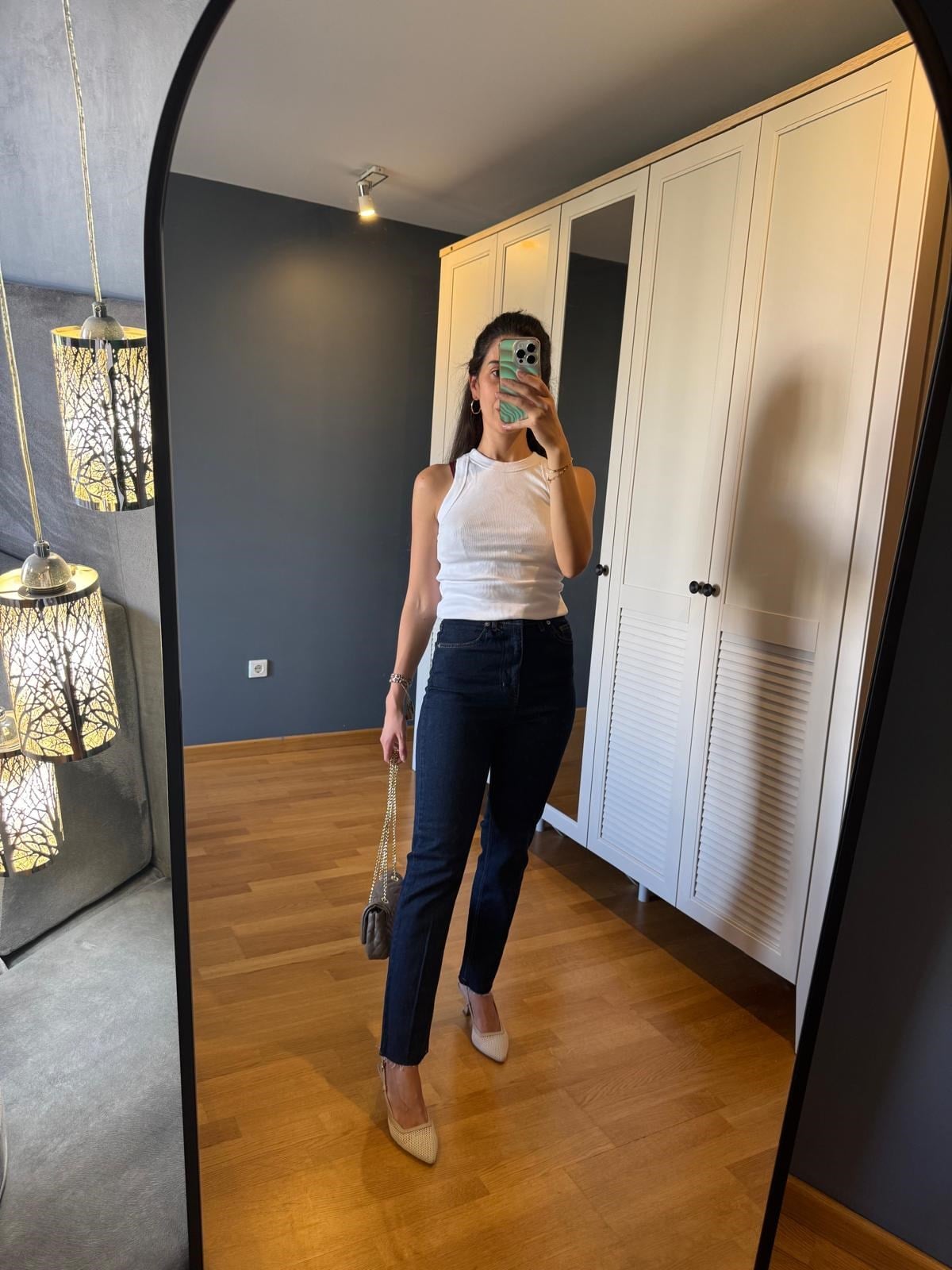 LACİVERT MOM PREMIUM JEAN 