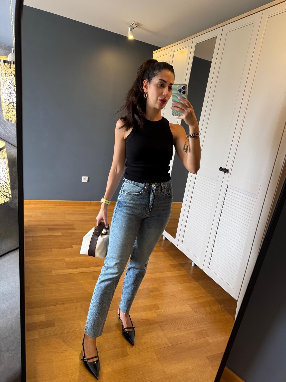 MAVİ MOM JEAN