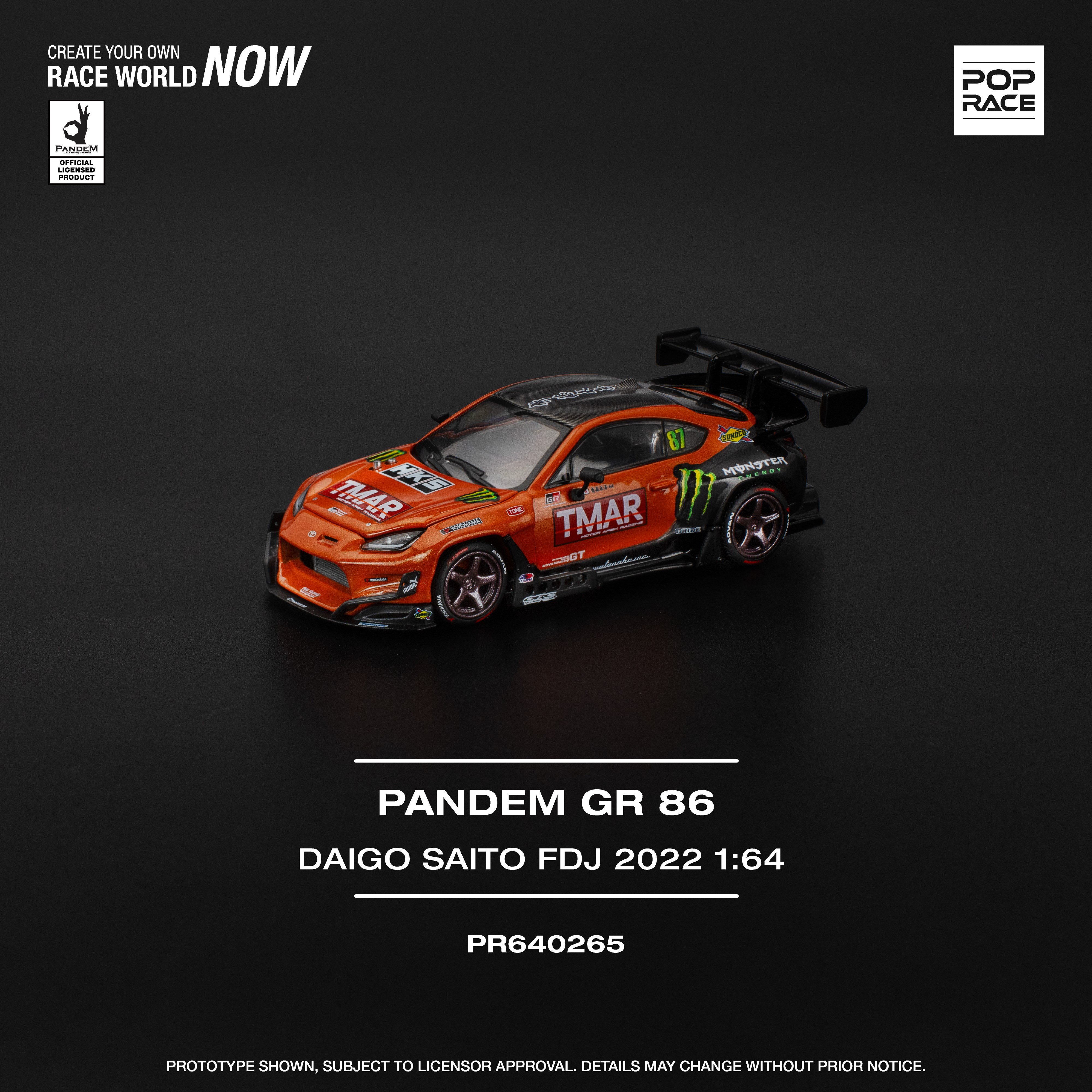KZL-PR640265 PANDEM GR86 - DAIGO SAITO FORMULA DRIFT 48