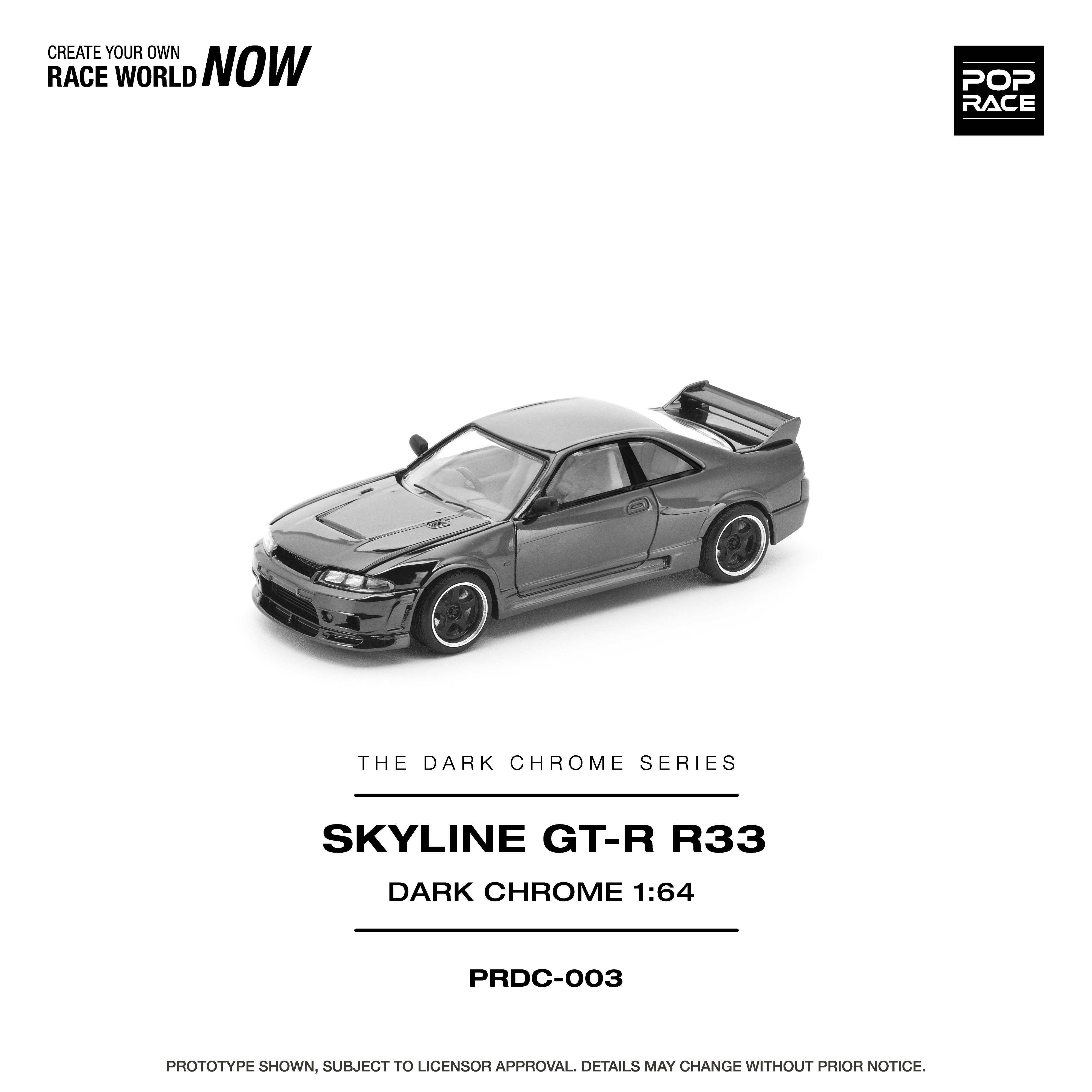 KZL-PRDC003 GT-R R33 DARK CHROME 48