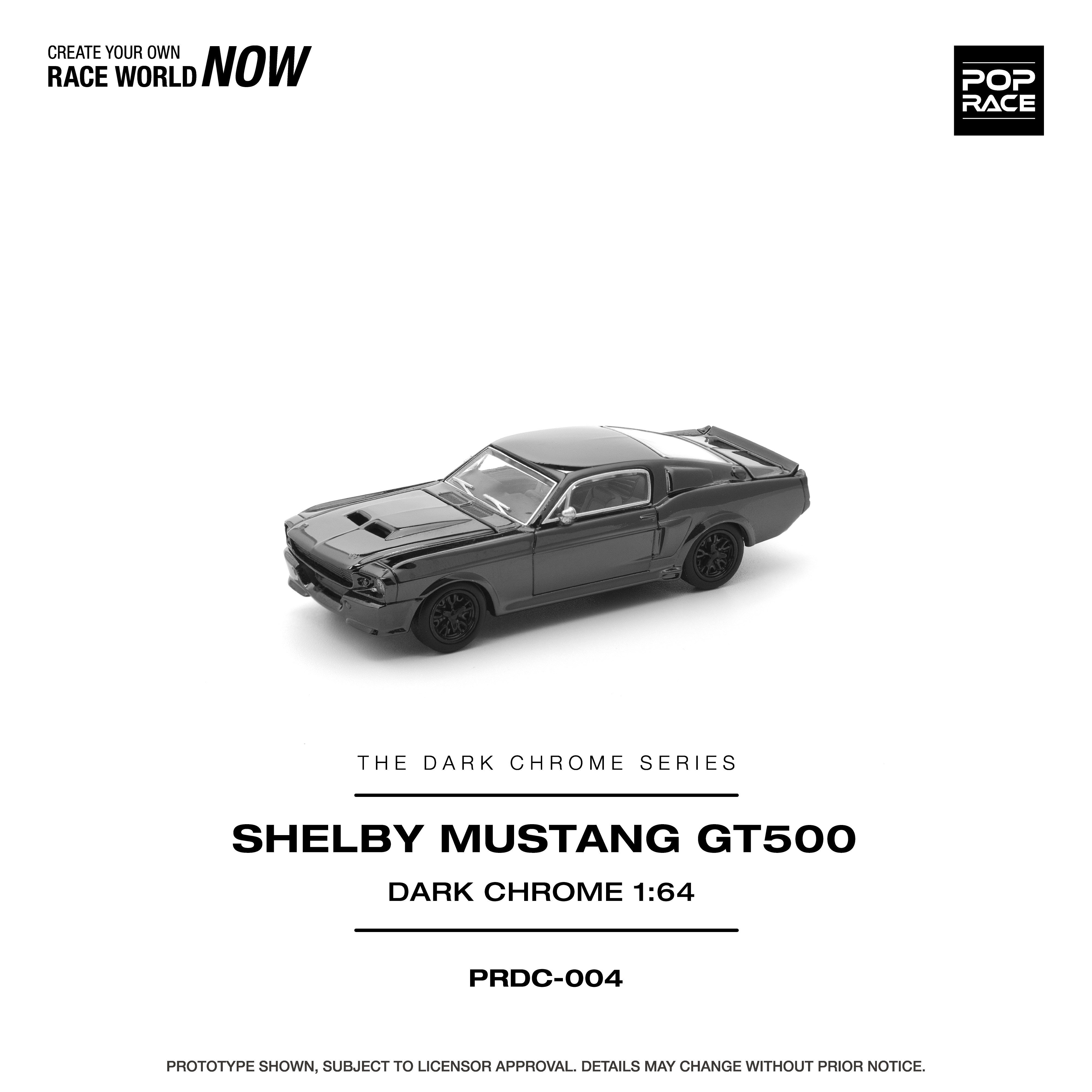 KZL-PRDC004 SHELBY MUSTANG GT500 DARK CHROME 48