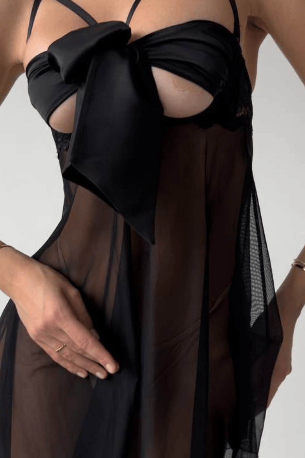 İsabella Transparan Dantel Babydoll