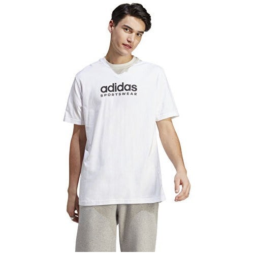 adidas Beyaz Erkek Yuvarlak Yaka Regular Fit T-Shirt IC9821-M All Szn G T       Whı