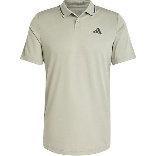 Adidas Club Pıque Polo Erkek Silver Pebble T-Shirt