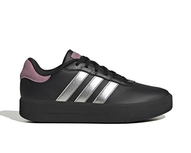 ADIDAS COURT PLATFORM Kadın Platform Günlük Ayakkabı ID1968 Siyah