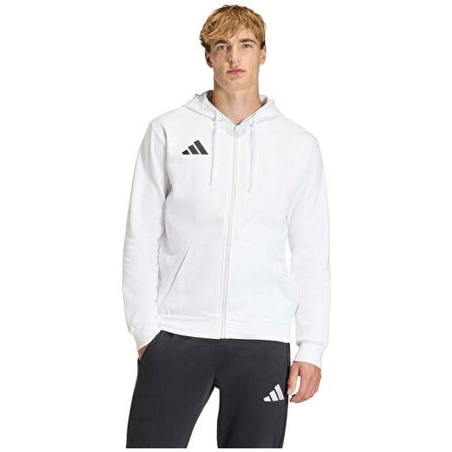 Adidas ENT26 Fz Hood Erkek Futbol Kamp Ceketi KF5943 Beyaz