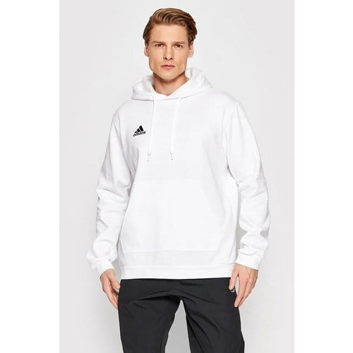 adidas Erkek ENT22  Kapüşonlu Sweat Düz Desenli 2XL Beyaz Sezonluk Rahat Kesim