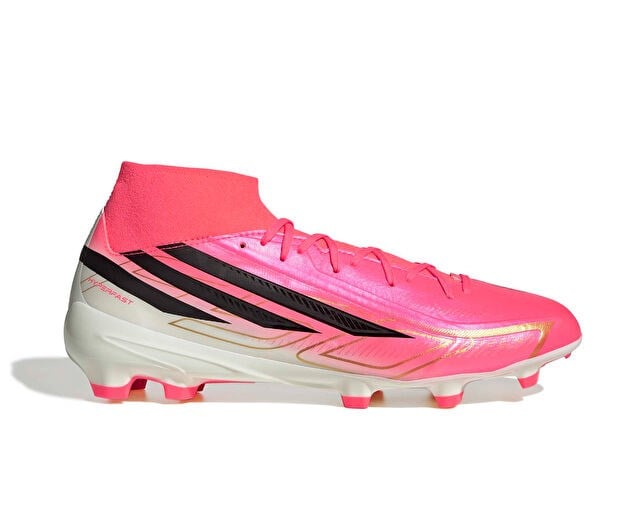 ADIDAS F50 HYPERFAST LEAGUE MID FG Unisex Çim Zemin Kramponu KJ6714 Turuncu