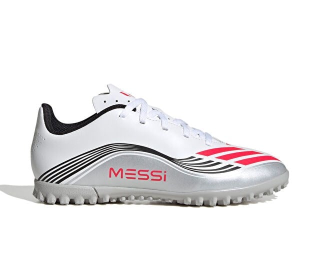 ADIDAS F50 MESSI CLUB TF J Genç Halı Saha Ayakkabısı JP7453 Beyaz