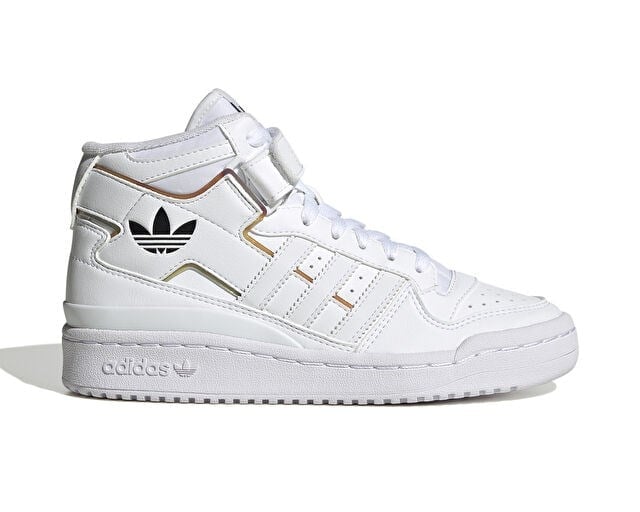 ADIDAS FORUM MID J Genç Günlük Ayakkabı HQ6844 Beyaz
