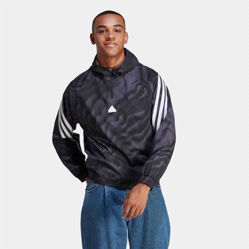 adidas Future Icons Allover Print Erkek Sweatshirt