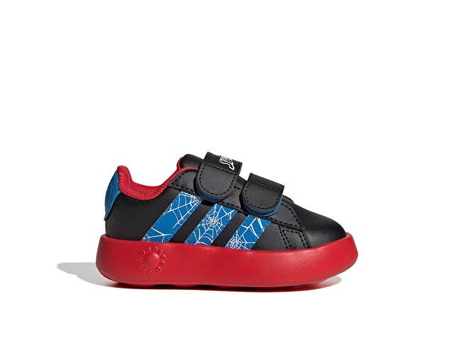 ADIDAS GRAND COURT SPIDER-MAN CF I Bebek Günlük Ayakkabı JQ7828 Siyah