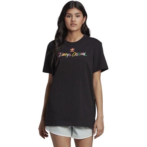 adidas Graphic Tee Kadın Günlük Tişört HK5074 Siyah