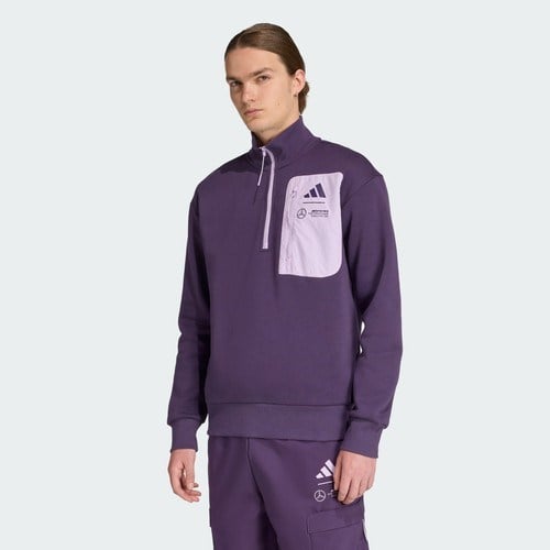 Adidas Performance JX8815 Mercedes - Amg Petronas Formula One Team Premium Woven Fleece Top