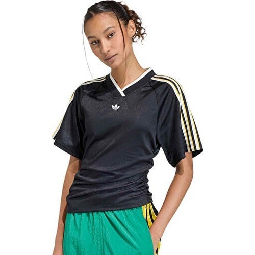 Adidas Rouched Foot J Kadın Futbol Originals Forma KC9123 Siyah XL Sezonluk Kadınlar İçin