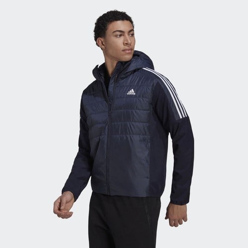 Adidas Sportswear HK4635 Essentials Insulated Hooded Hybrid Jacket