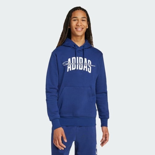 Adidas Sportswear JM6428 Collegiate Script Graphic Kapüşonlu Üst