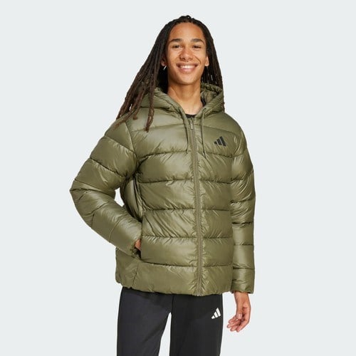 Adidas Sportswear JW2979 Essentials CLIMAWARM Synthetic Down Puffer Hooded Jackets