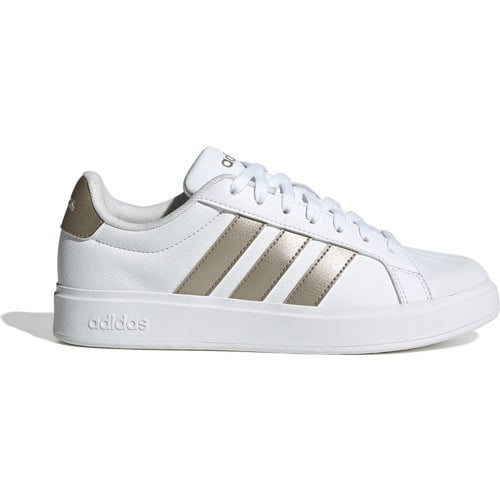 adidas STREETTALK Beyaz Kadın Sneaker Hafif ve Esnek Suni Deri Kauçuk Tabanla Spor ve Günlük Kombin