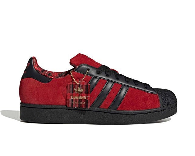 ADIDAS SUPERSTAR II Unisex Günlük Ayakkabı JQ3224 Kırmızı