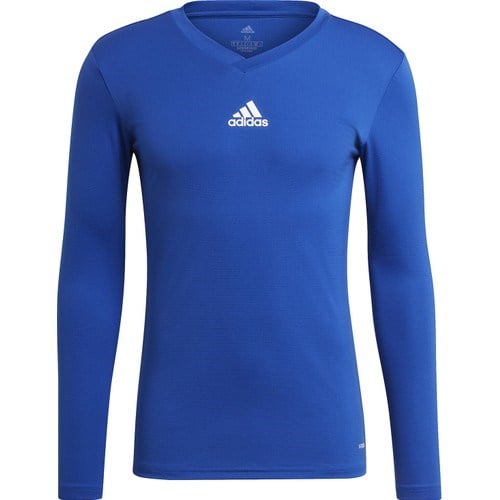 adidas Team Base Tee Erkek Futbol Uzun Kollu Antrenman Tişörtü GK9088 Mavi