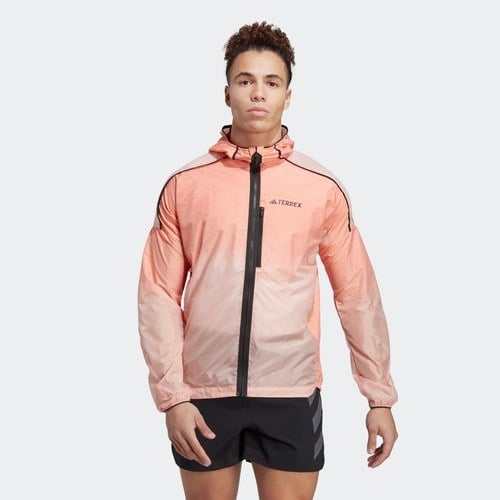adidas Terrex Agravic Erkek Pembe Outdoor Ceket (HZ1327)