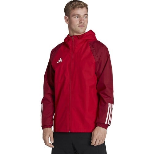 adidas TIRO23 C Aw Jk Erkek Futbol Yağmurluk HE5653 Kırmızı