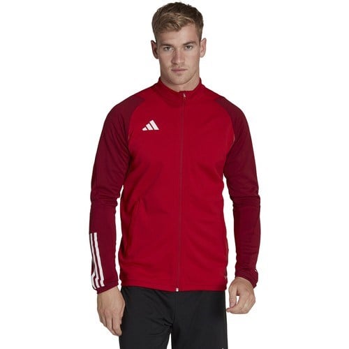 adidas TIRO23 C Tr Jkt Erkek Futbol Uzun Kollu Antrenman Üstü HE5650 Kırmızı