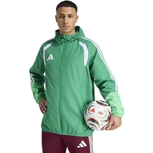 Adidas TIRO26C Aw Jkt Erkek Futbol Antrenman Yağmurluk KB0136 Yeşil