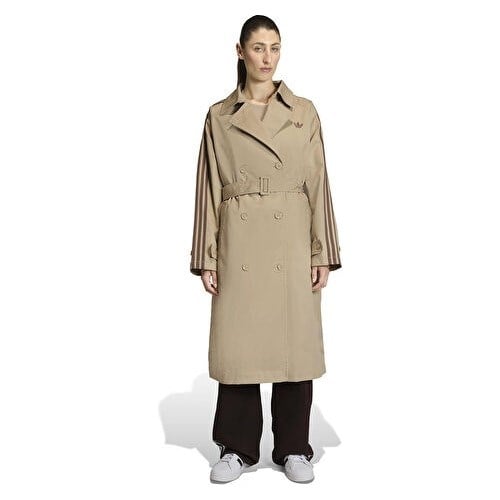 Adidas Trench Ct Tw Kadın Günlük Trençkot KD3734 Kahverengi