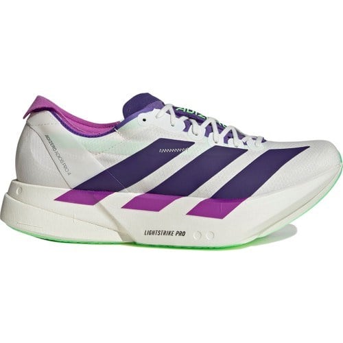 Adizero Adios Pro 4 Erkek Beyaz Koşu Ayakkabısı JR1656