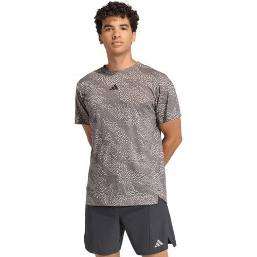 AKF3098 Adidas D4T Aop Tee Erkek T-Shirt Gri