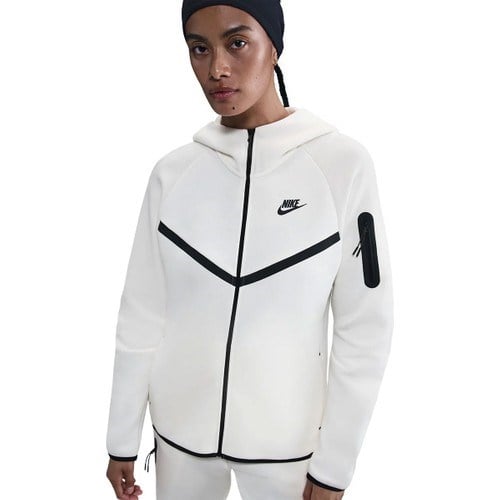 Markali Nike Tech Fleece Windrunner Hoodie Beyaz Kadın Sweatshirt HV6747-133