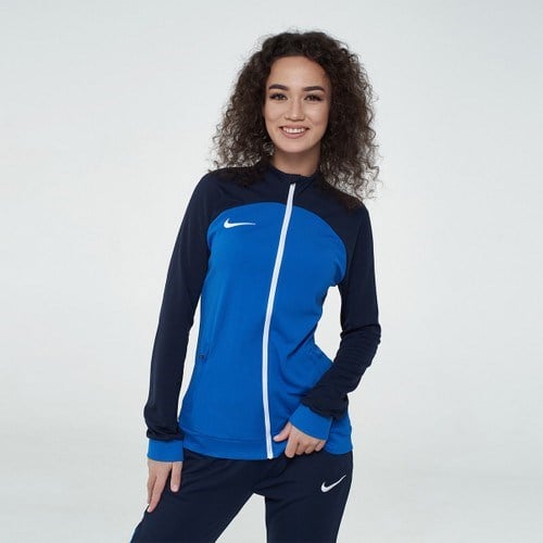 Nike Academy Pro Dri Fit Kadın Lacivert Dik Yaka Ceket