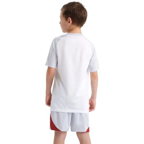 Nike Çocuk Beyaz Bisiklet Yaka Forma FJ7957-100 Gs Y Nk Df Ftbl Top Ss A
