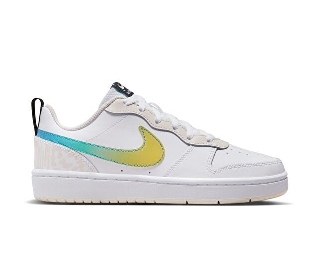 NIKE COURT BOROUGH LOW 2 SE (GS) Genç Günlük Ayakkabı FJ7692-191 Beyaz