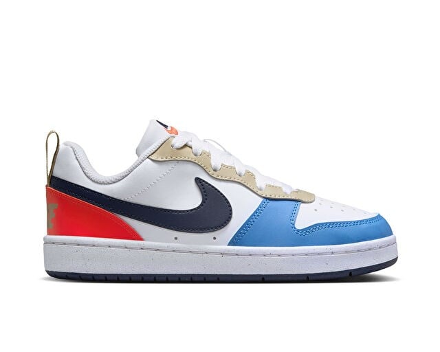 NIKE COURT BOROUGH LOW RECRAFT (GS) Genç Günlük Ayakkabı DV5456-124 Çok Renkli