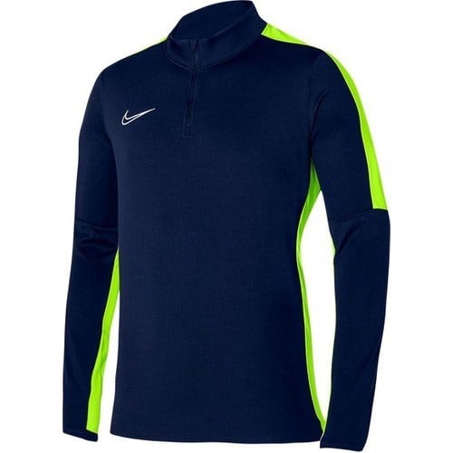 Nike Dri Fit Academy Erkek Lacivert Dik Yaka Uzun Kol Tişört