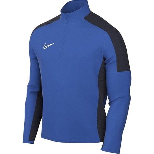 Nike Dri Fit Academy Erkek Mavi Dik Yaka Uzun Kol Tişört