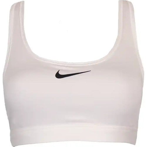 Nike DX6821-100 Swoosh Medium Support Padded Training Kadın Bra Beyaz