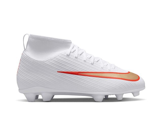 NIKE JR MERCURIAL SUPERFLY 11 CLUB FG/MG Genç Çoklu Çim Zemin Kramponu IO1552-100 Beyaz