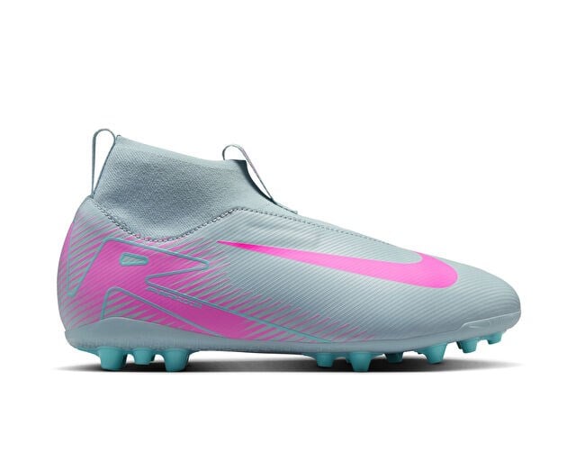 NIKE JR MERCURIAL ZOOM SUPERFLY 10 ACADEMY AG Genç Sert Zemin Kramponu FQ8308-301 Mavi